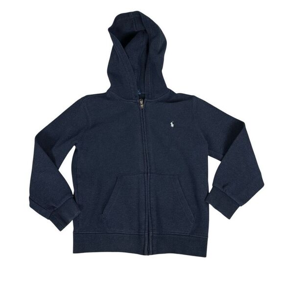 Ralph Lauren Navy Boys Hoodie size 7 - Picture 1 of 5